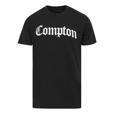 Abbildung von Mister Tee Compton Tshirt print, Herren, Größe: Large, Black