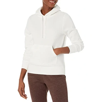 Abbildung von Amazon Essentials Damen Fleece Kapuzenpullover (in Übergröße erhältlich), Weiß, S