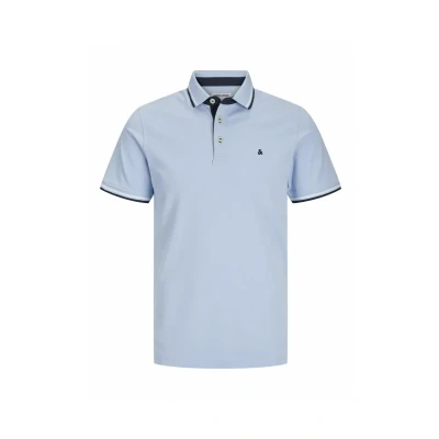 Abbildung von JACK &amp; JONES Male Poloshirt Plus Size Einfarbig