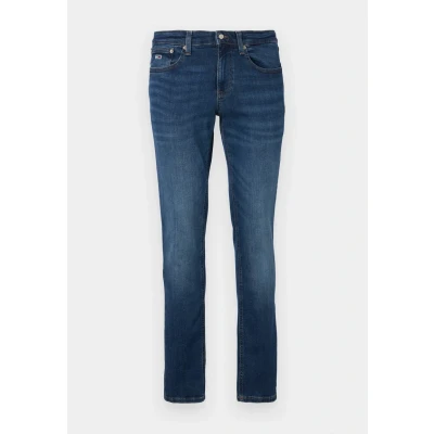 Abbildung von Tommy Jeans Scanton Slim Fit, Herren, Größe: 28x30, Denim dark
