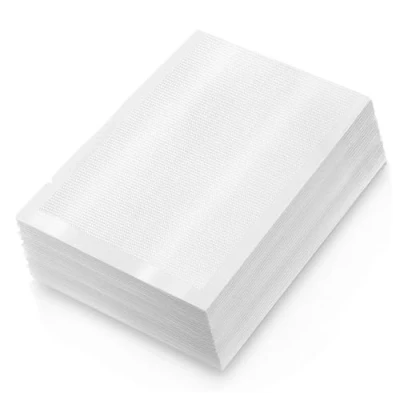 Abbildung von Vakuumierbeutel, 120 Beutel 20x30cm Vakuumierfolie Gefriertüten BPA frei Wiederverwendbar, für Die Aufbewahrung Von Lebensmitteln Geeignet