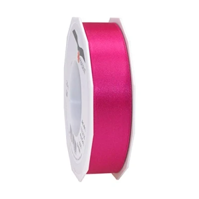 Abbildung von PRÄSENT C.E. Pattberg Satin Magenta, 25 m Satinband zum Einpacken von Geschenken, mm Breite, Geschenkband Dekorieren &amp; Basteln, Dekoband, Anlass