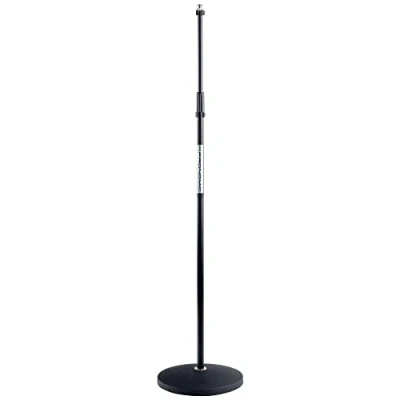 Abbildung von Pronomic MS 100 Mikrofonstativ mit Tellersockel Mikrofonständer Tellerstativ Höhe: 88 158 cm Gewicht: 3,4 kg schwarz