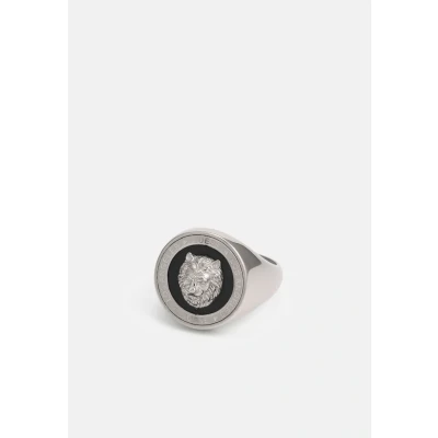 Abbildung von Guess LION COIN Ring silvercoloured, Herren, Größe: 66, Silver coloured