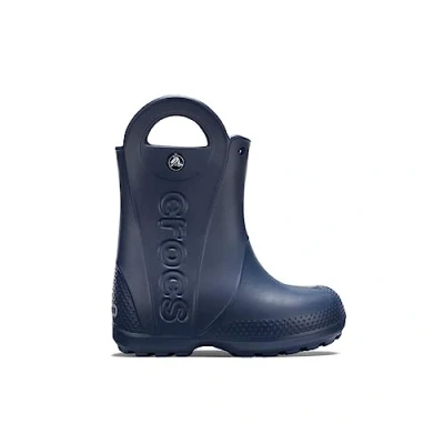 Abbildung von Crocs Handle It Rain Boot K, Unisex Kinder Gummistiefel, Blau (Navy 410b), 22/23 EU