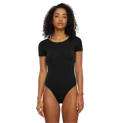 Abbildung von Urban Classics Stretch 2PACK Tshirt basic, Damen, Größe: 3XL, black