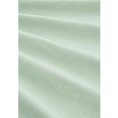 Abbildung von TOM Tailor Denim OPEN EDGE Melange Tshirt basic, Herren, Größe: Small, Fresh mint green
