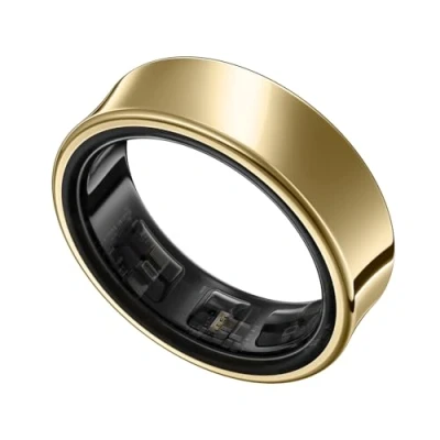 Abbildung von Samsung Galaxy Ring, Smart Ring mit Titan Gehäuse, Health AI, Schlaftracker, Fitness Tracker, Größe 8 (US), Titanium Gold