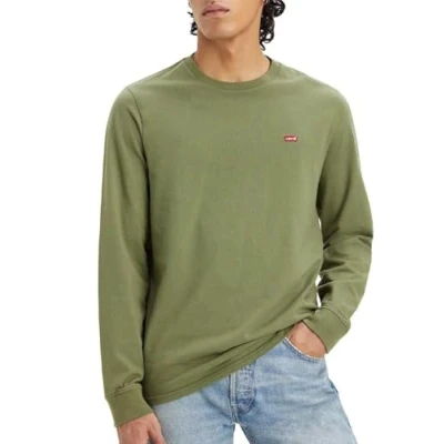 Abbildung von Levi&#039;s Original TEE Langarmshirt, Herren, Größe: XS, Bluish olive