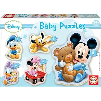 Abbildung von Educa Mickey, Baby Puzzleset mit 5 Puzzles für Kinder ab 24 Monaten, Disney (13813)