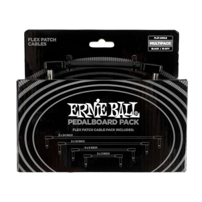 Abbildung von Ernie Ball Flex Patch Kabel Pedalboard Multipack Schwarz