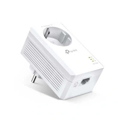 Abbildung von TP Link TL PA7017P AV1000 Gigabit Powerline Adapter mit Steckdose (1x Port, Plug und Play, energiesparend, Kompatibel HomePlug AV Adaptern)