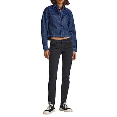 Abbildung von Pepe Jeans SOHO Skinny Fit, Damen, Größe: 27x32, Black