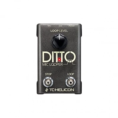 Abbildung von TC Helicon DITTO MIC Looper Einfach zu bedienendes Pedal mit zwei Tasten für Gesang und akustische Instrumente