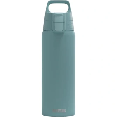 Abbildung von SIGG Edelstahl Trinkflasche Shield ONE Morning Blue Für Kohlensäurehaltige Getränke Geeignet Auslaufsicher Federleicht BPA frei Outdoor &amp; Fitness 0.75 L