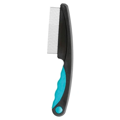 Abbildung von Trixie 2410 Floh und Staubkamm, Hunde/Katzen, 15 cm, Schwarz