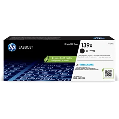 Abbildung von HP 139X (W1390X) Original LaserJet Toner Schwarz (Für die Pro 3001 3008dn/dw, 3008dne/dwe, MFP 3101 3108fdn/fdw, 3108fdne/fdwe Serien)