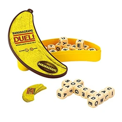 Abbildung von Bananagrams, Bananagrams Duel, Familienspiel, Wortspiel, 2 Spieler, Ab 7+ Jahren, 10+ Minuten, Deutsch