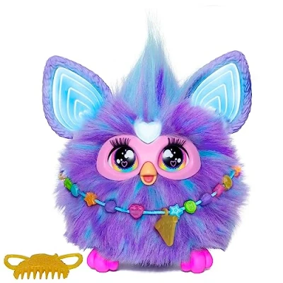 Abbildung von Furby interaktives Plüschspielzeug (lila) Deutsche Fassung