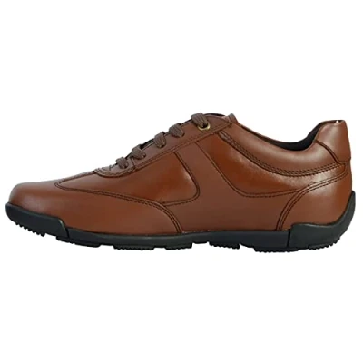 Abbildung von Geox Sneaker low, Herren, Größe: 42, Cognac Schuhe