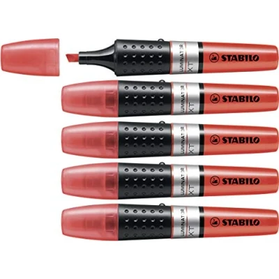Abbildung von STABILO Textmarker LUMINATOR 5er Pack rot