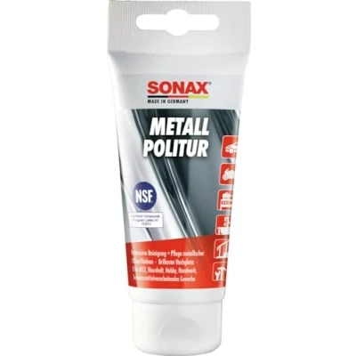 Abbildung von SONAX MetallPolitur (75 ml) intensive Reinigung und optimale Pflege für alle metallischen Oberflächen Art Nr. 02040000