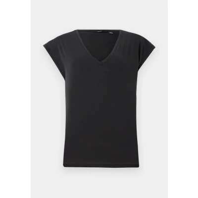 Abbildung von Vero Moda Vmfilli SS Vneck GA NOOS Tshirt basic, Damen, Größe: XS, Black