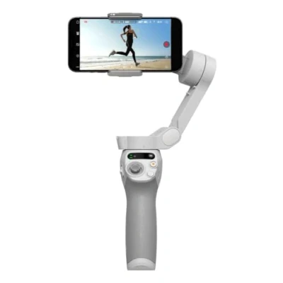 Abbildung von DJI OSMO Mobile SE Smartphone Gimbal, 3 Achsen Stabilisierung, handlich und, Android iPhone Gimbal mit ShotGuides, ActiveTrack 5.0, Vlog Stabilisator, Athens Grau