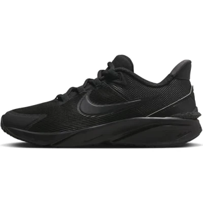 Abbildung von Nike Performance STAR Runner 4 Unisex Laufschuh Neutral für Kinder, Größe: 38.5, Black/anthracite Textil/synthetik