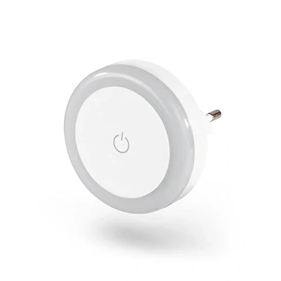 Abbildung von Hama LED Nachtlicht „Touch Switch“ für Steckdose, Berührungssensor, warmes Licht (Orientierungslicht, Stilllicht, Babys, Kinder, Erwachsene, Schlummerlicht, Nachtleuchte, Schlaflampe) weiß