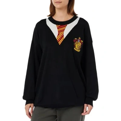 Abbildung von Harry Potter Gryffindor Frauen Strickpullover schwarz M