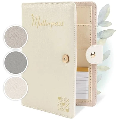 Abbildung von TWIVEE Mutterpasshülle Organizer mit Magnetverschluss Mutter Kind Pass Deutscher Mutterpass inkl. Notizblock und 8 Fächern