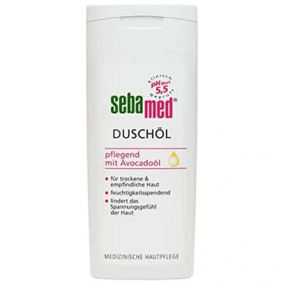 Abbildung von Sebamed Duschöl, für die schonende und besonders pflegende Reinigung der empfindlichen trockenen Haut, mit über 50% Ölanteil*, 200 ml