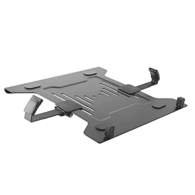 Abbildung von Perfect Notebookhalterung für VESA Tischhalterungen, Auflagefläche 30cm x 22,5cm, max. Traglast 9kg, schwarz