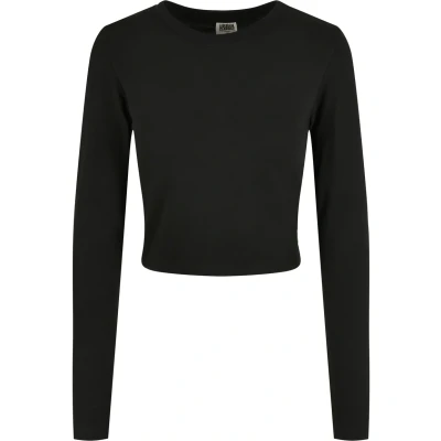 Abbildung von Urban Classics Langarmshirt, Damen, Größe: Medium, Black