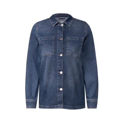 Abbildung von Cecil Jeansjacke, Damen, Größe: Medium, Blau