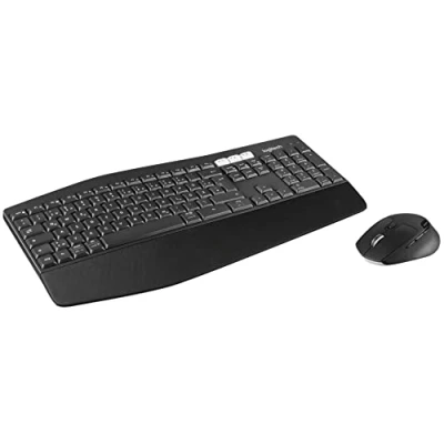 Abbildung von Logitech MK850 Performance Kabelloses Tastatur Maus Set, Bluetooth, 2.4 GHz Verbindung via USB Empfänger, 24 bis 36 Monate Akkuleistung, Handballenauflage, Deutsches QWERTZ Layout, Schwarz