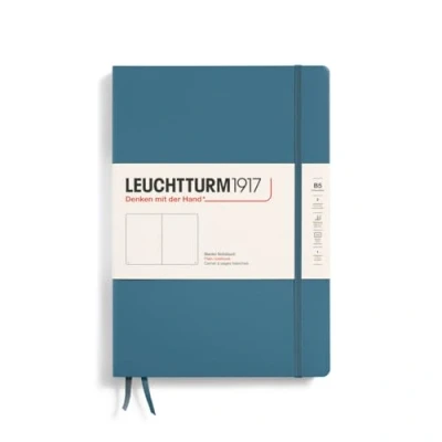 Abbildung von LEUCHTTURM1917 366180 Notizbuch Composition (B5), Hardcover, 219 nummerierte Seiten, Stone Blue, Blanko