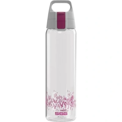 Abbildung von SIGG Tritan Trinkflasche Sportflasche Total Clear ONE MyPlanet Berry kohlensäurehaltige Getränke Spülmaschinenfest, Auslaufsicher, Kratzfest BPA frei Sport &amp; Fitness Pink 0,75L