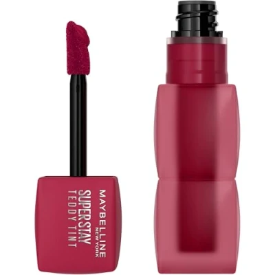 Abbildung von Maybelline New York Superstay teddy Tint, matter Lippenstift für weichen und langanhaltenden Tragekomfort, 50 Wild at Heart, 5 ml