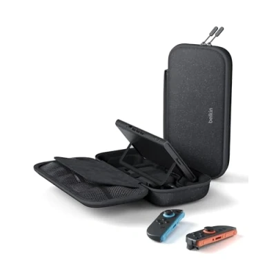 Abbildung von Belkin Hülle, Schwarz für Nintendo Switch™ 2, und Switch OLED + Powerbank