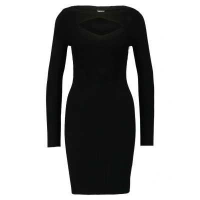 Abbildung von Urban Classics CUT OUT Etuikleid, Damen, Größe: XS, Black
