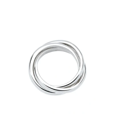 Abbildung von Elli TRIO Basic Ring, Damen, Größe: 54, Silberfarben