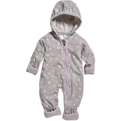 Abbildung von Playshoes Fleece Overall Unisex Kinder Jumpsuit, Punkte, 62