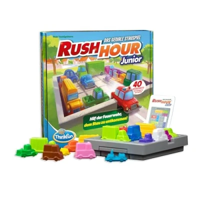 Abbildung von ThinkFun 76442 Rush Hour Junior Das bekannte Logikspiel für jüngere Kinder ab 5 Jahren. Stauspiel Jungen und Mädchen