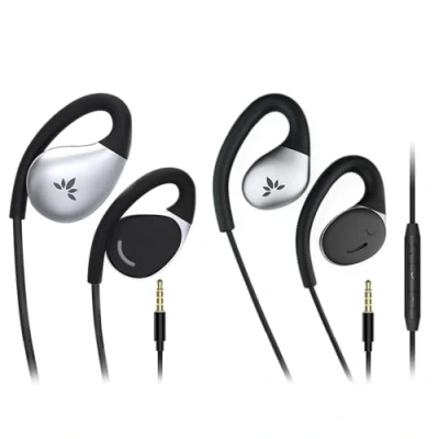 Abbildung von Avantree Resolve (Klein &amp; Groß) 2er Pack Kabelgebundene Open Ear Kopfhörer Mit Mikrofon, Bequemer Sitz, Situatives Hören, Über Ohr Bügel Für Büro, Zuhause, Draußen, 3,5mm AUX