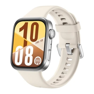 Abbildung von HUAWEI Watch FIT 4 Smartwatch, Sports Fitness Tracker, 5ATM Wasserdicht, Gesundheits Insights, Bis zu 10 Tage Akku, Kompatibel mit Android™ &amp; iOS, 30 Monate Garantie, Weiß
