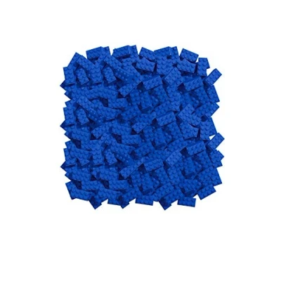 Abbildung von Simba 104118925 Blox, 500 blaue Bausteine für Kinder ab 3 Jahren, 8er Steine, im Karton, vollkompatibel mit vielen anderen Herstellern, Blau