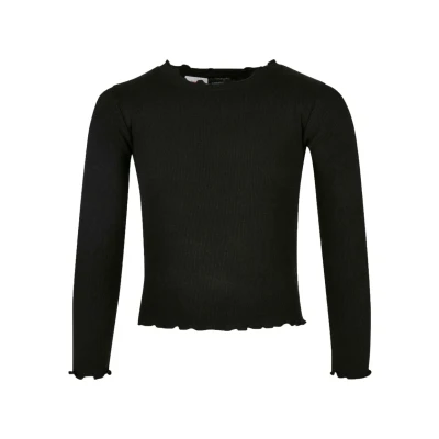 Abbildung von Urban Classics Longsleeve Strickpullover für Kinder, Größe: 122/128, Black
