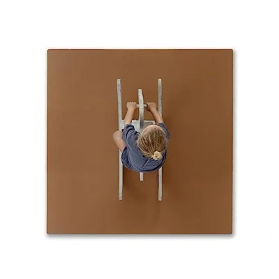 Abbildung von Toddlekind Baby Puzzlematten, 9 TLG. mit Randteilen, ungiftige Schaumstoffmatten, für Bauchzeit &amp; Krabbeln, neutrale Farben, 45 x 45 cm je Teil, Gesamtfläche: 131 x cm, Camel/Braun